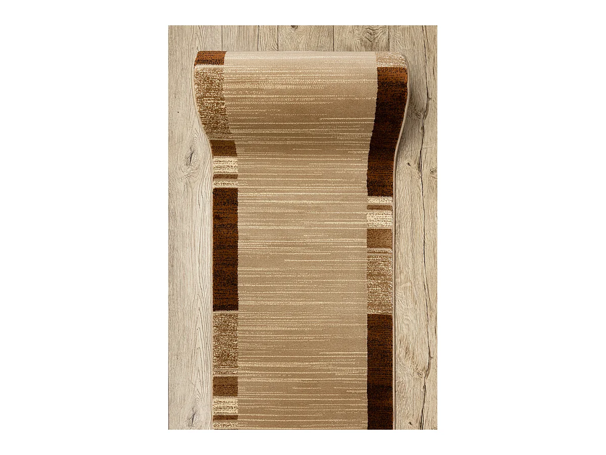 Tapis de couloir ROYAL FB23 CADRE RECTANGLE beige / crème 100x330 cm