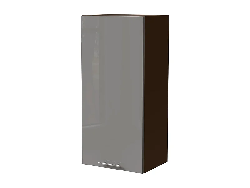 KÜCHENHÄNGESCHRANK Essen W4/45 Grau Hochglanz / Lava Matt 45 / 32,5 / 96cm