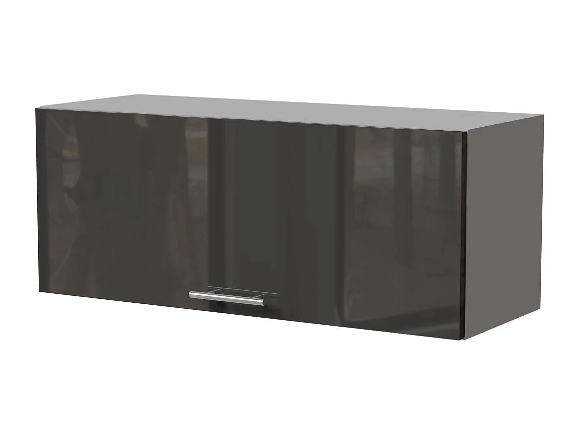 KLAPPHÄNGESCHRANK Essen W4B/90 Graphit Hochglanz / Grau Matt 90 / 32,5 / 36cm