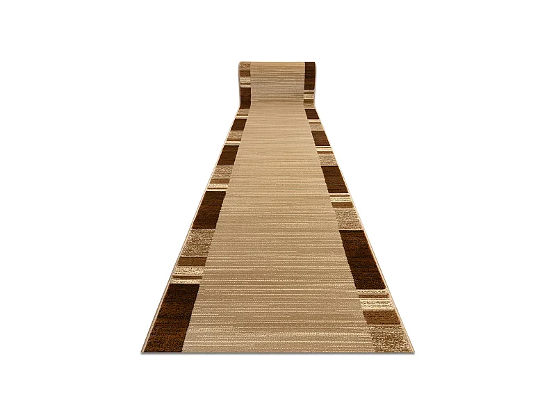 Tapis de couloir ROYAL FB23 CADRE RECTANGLE beige / crème 100x210 cm