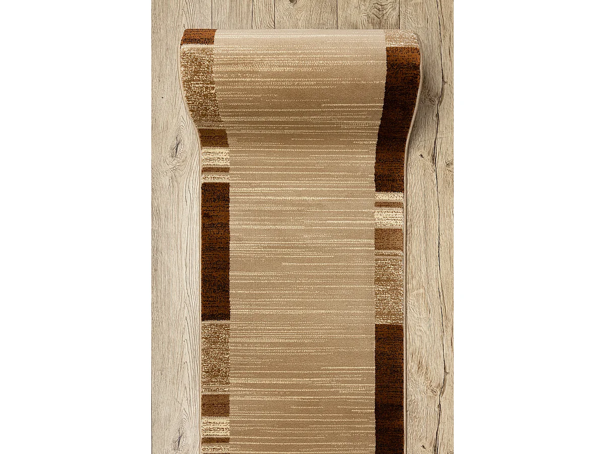 Passatoia ROYAL FB23 CORNICE RETTANGOLARE beige / crema 80x260 cm