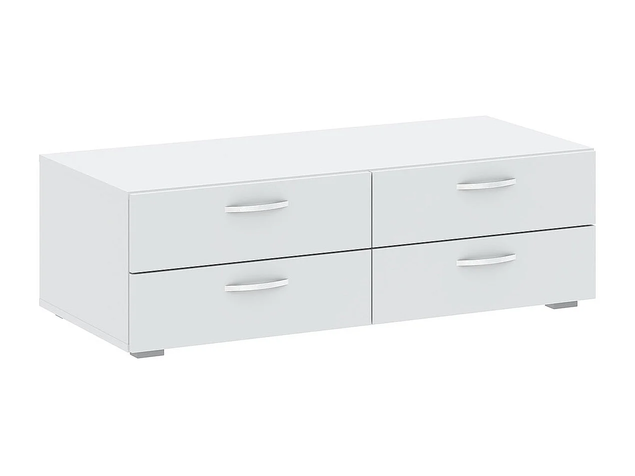 KLEIDERSCHRANKUNTERSATZ Basic Weiß 110,5 / 52 / 35 cm