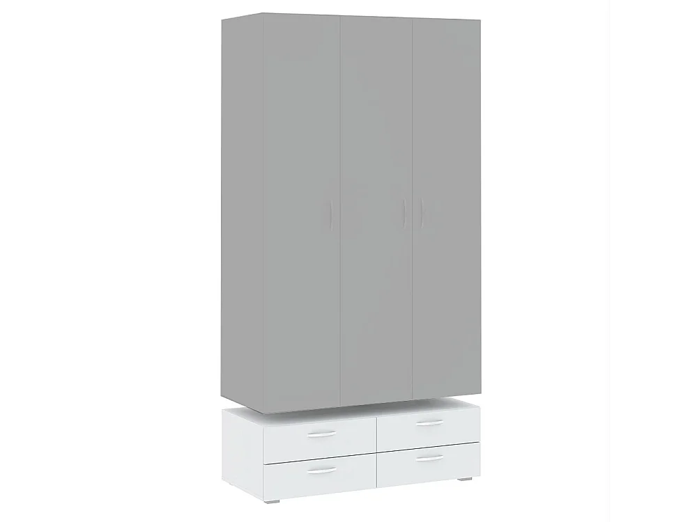 KLEIDERSCHRANKUNTERSATZ Basic Weiß 110,5 / 52 / 35 cm