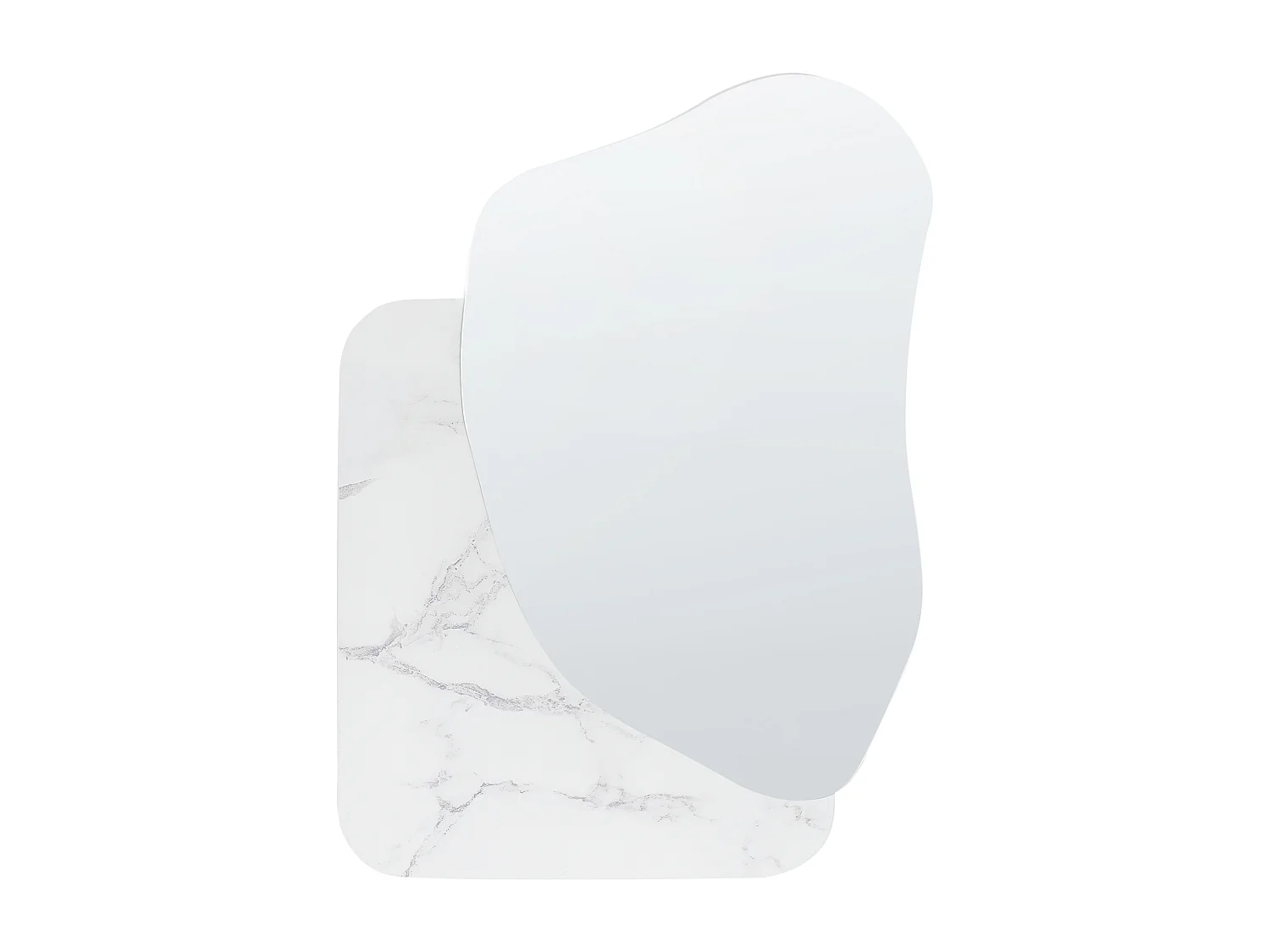 Miroir ARVERT 60 cm 80 cm Marbre blanc