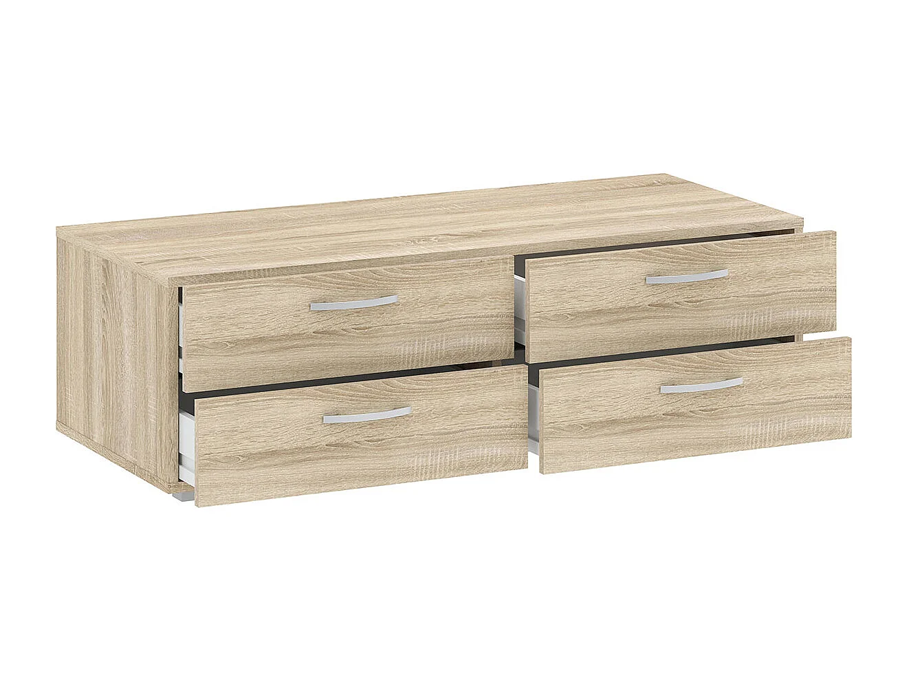 KLEIDERSCHRANKUNTERSATZ Basic Eiche Sonoma 110,5 / 52 / 35 cm