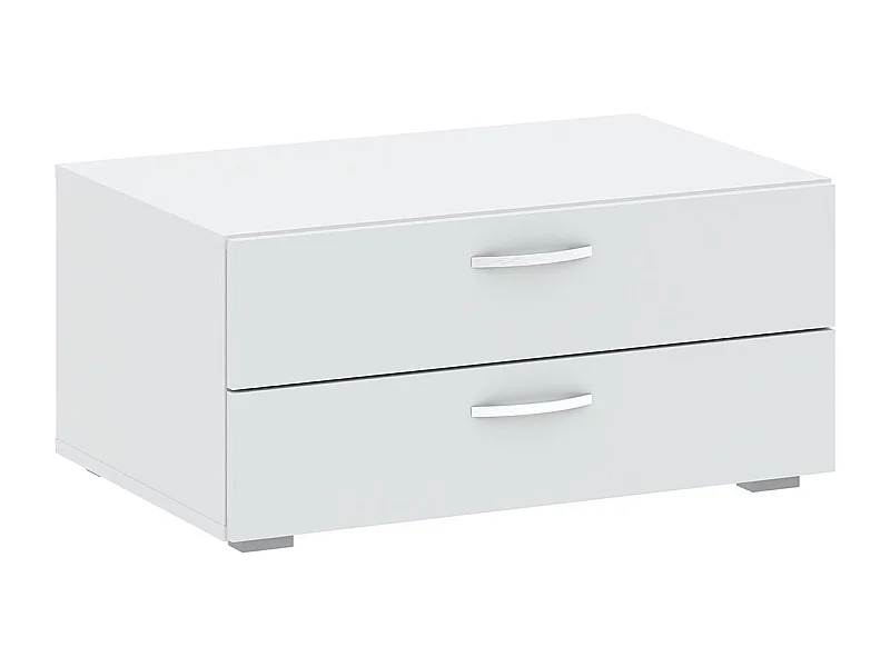 KLEIDERSCHRANKUNTERSATZ Basic Weiß 74 / 52 / 35 cm