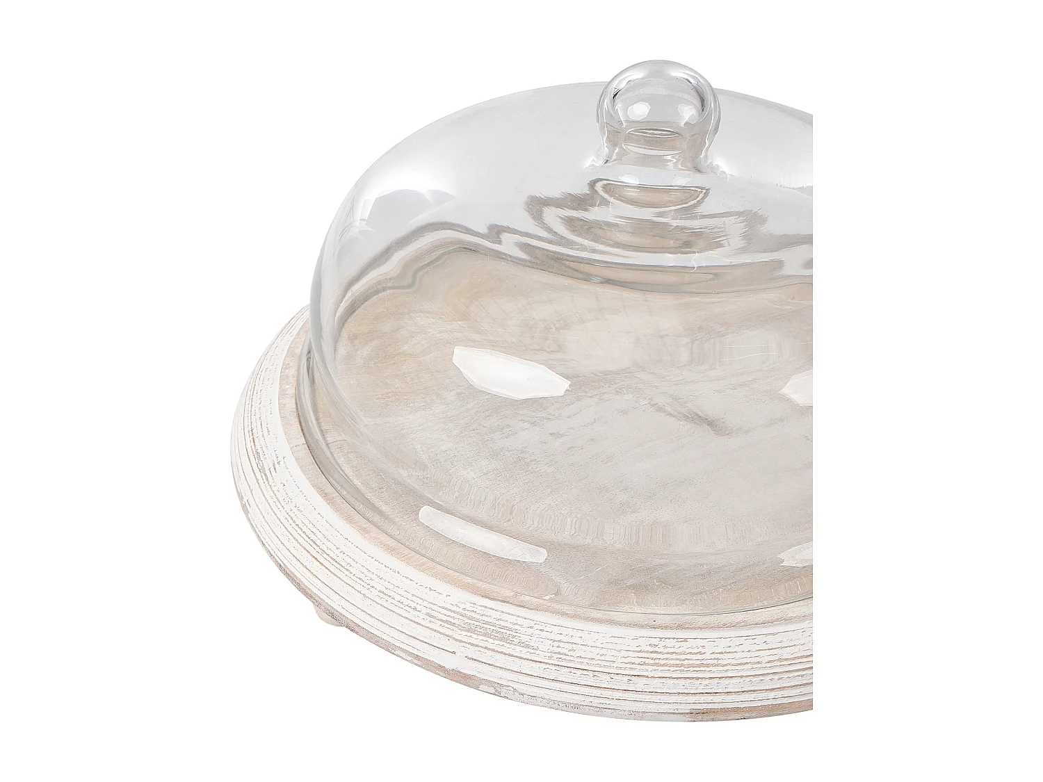 Support à gâteaux ZAGAZIG Bois de manguier Marron clair