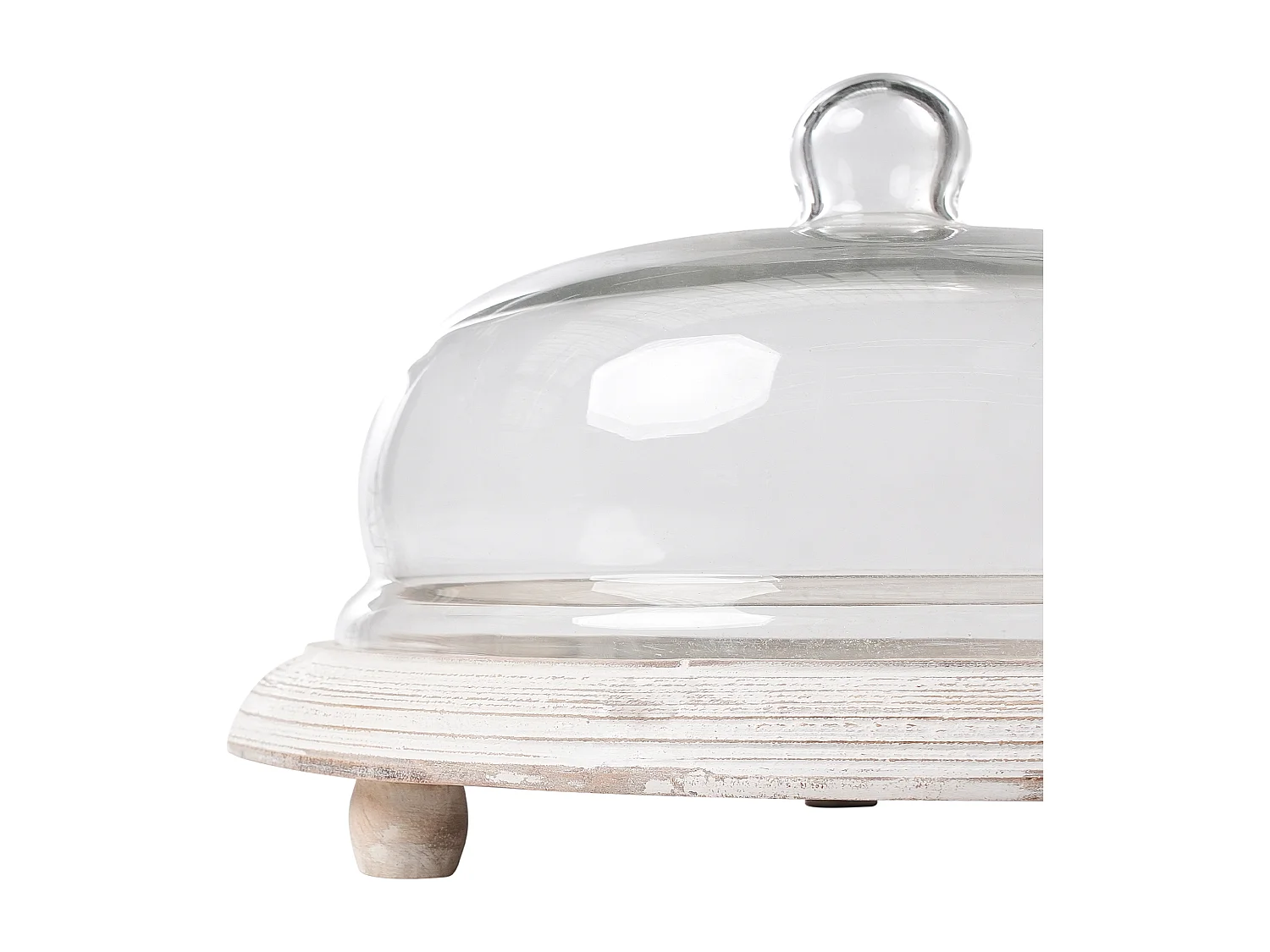 Support à gâteaux ZAGAZIG Bois de manguier Marron clair