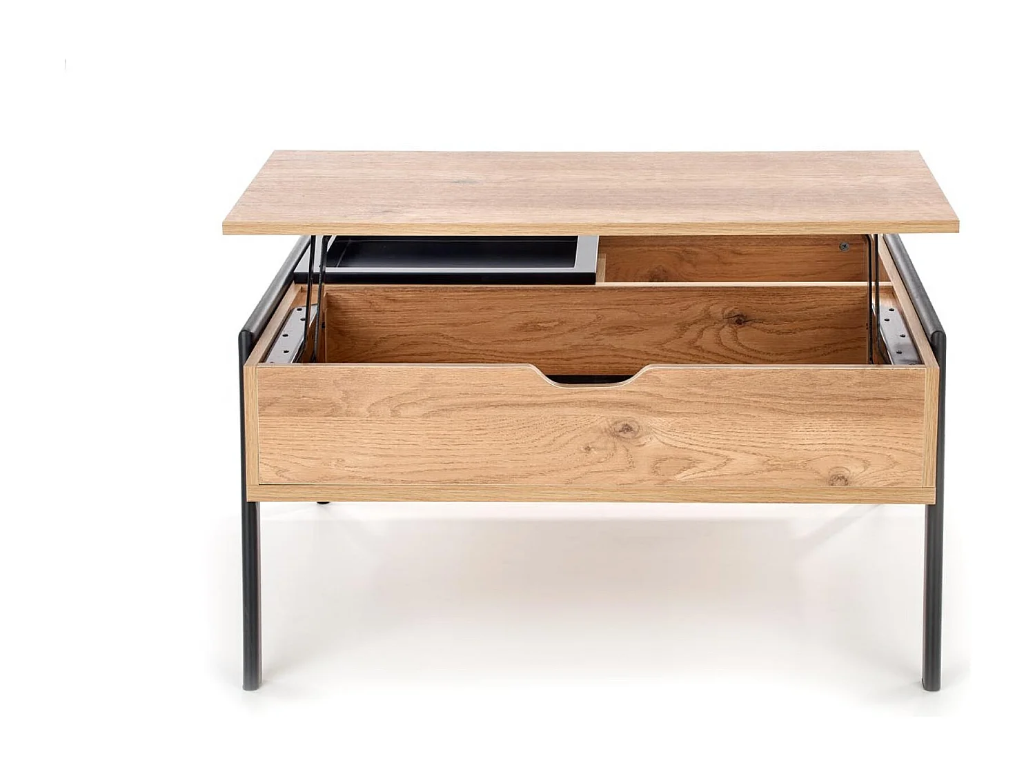 Table basse Podium/MDF/brun