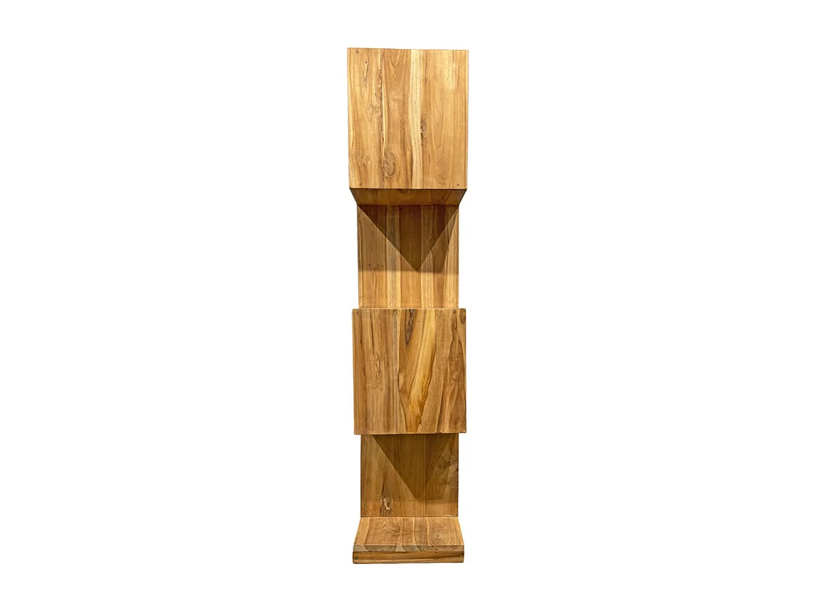 Étagère déstructurée 132 cm en bois de teck 4 étages – EVELYN