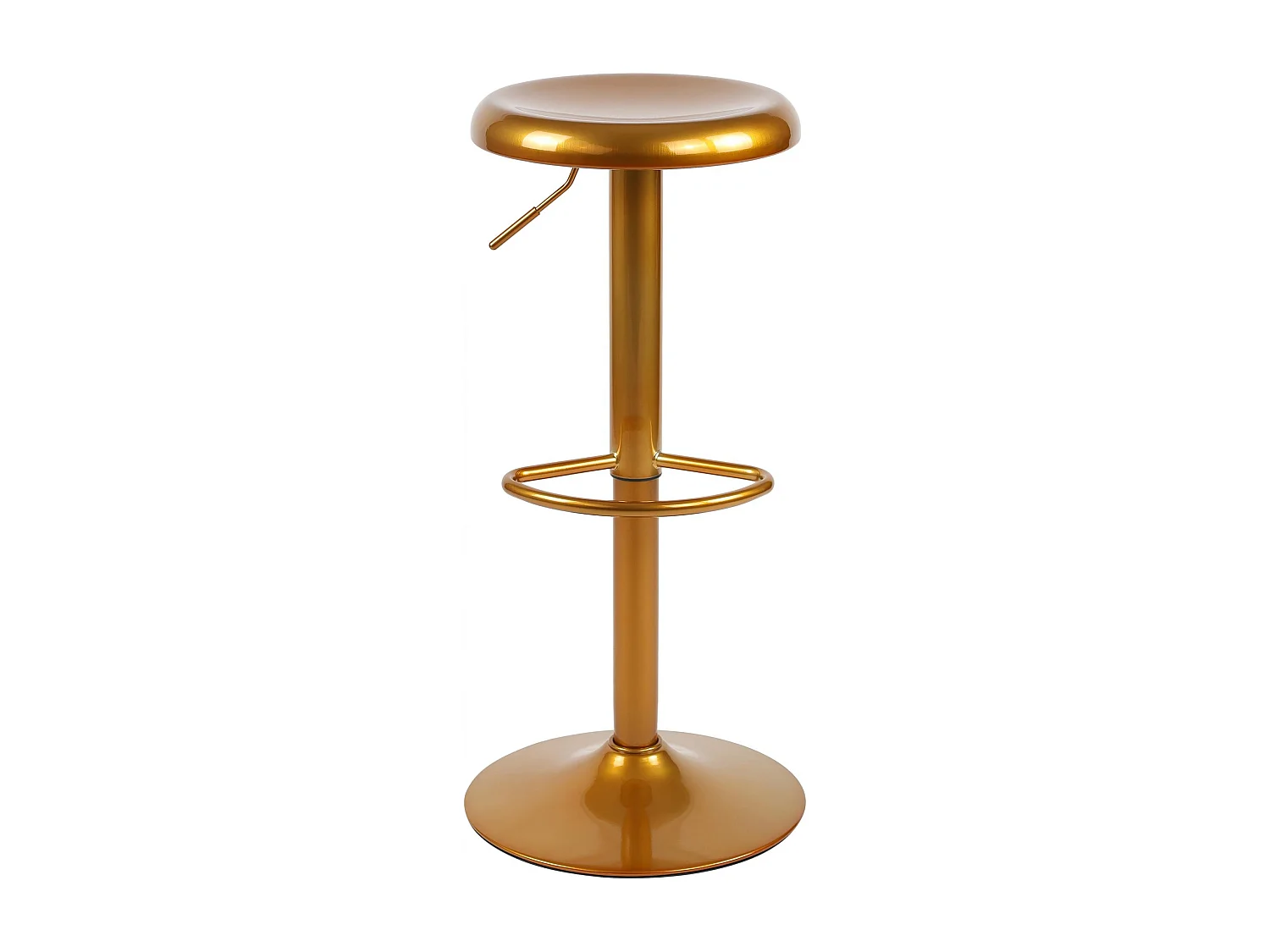 Lot de 2  Tabouret de bar - Métal - Or - Williston