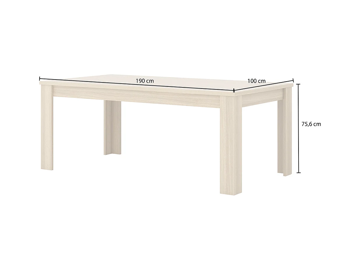 8-Sitzer Esstisch Lucius Holz