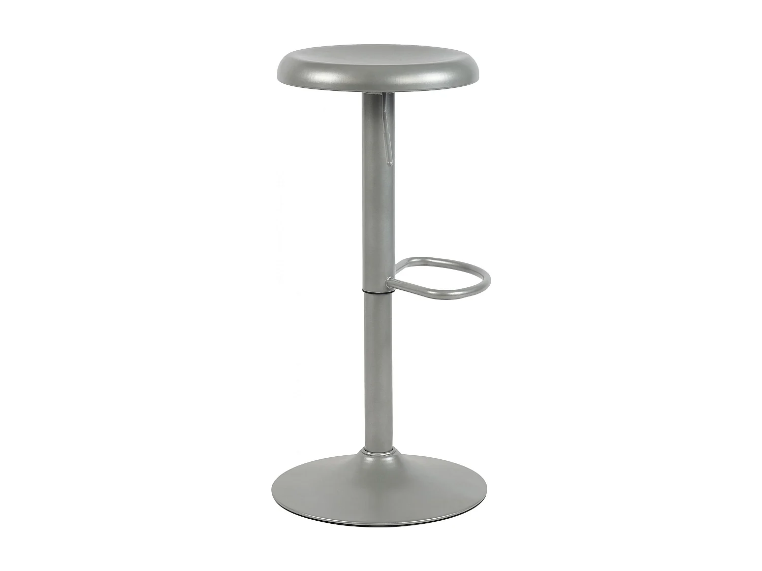 Lot de 2  Tabouret de bar - Métal - Argent - Williston