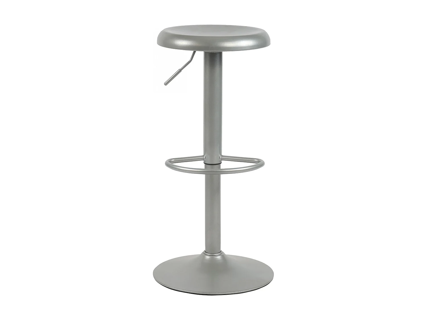 Lot de 2  Tabouret de bar - Métal - Argent - Williston