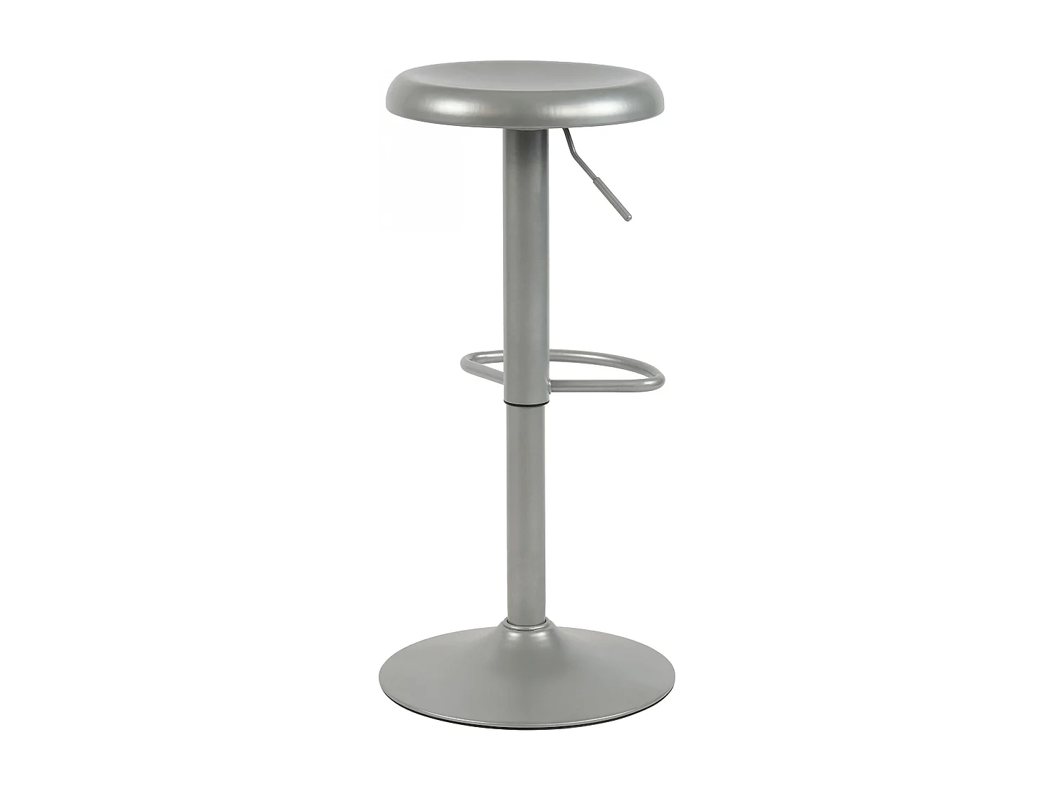 Lot de 2  Tabouret de bar - Métal - Argent - Williston