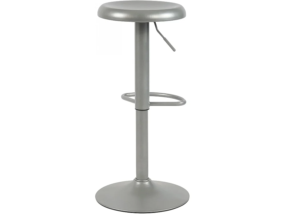 Lot de 2  Tabouret de bar - Métal - Argent - Williston