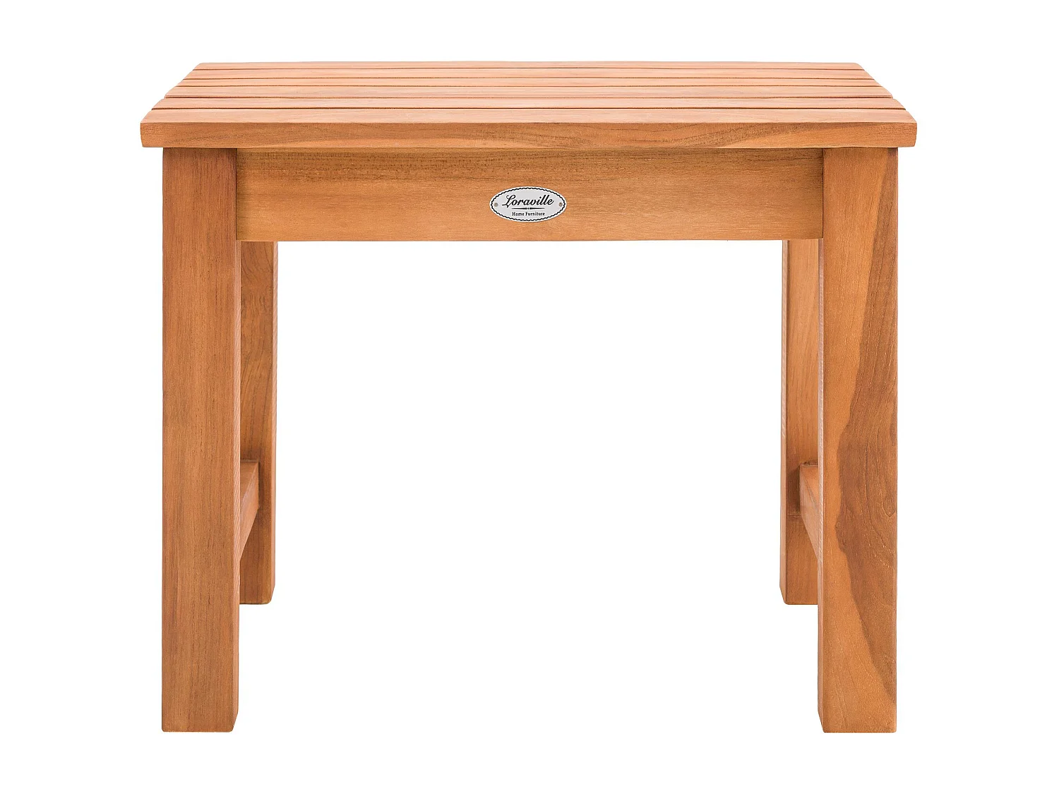 Table d'appoint - carré - Bois - 51 x 39 cm - Teck - Frankton
