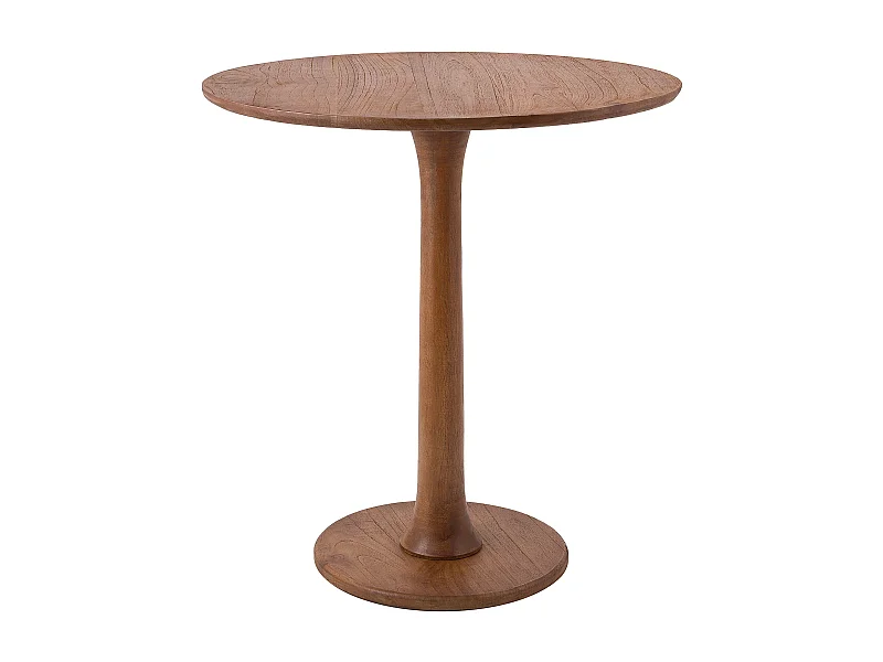 Table d'appoint - rond Ø 70 cm - Bois - Marron - Morristown