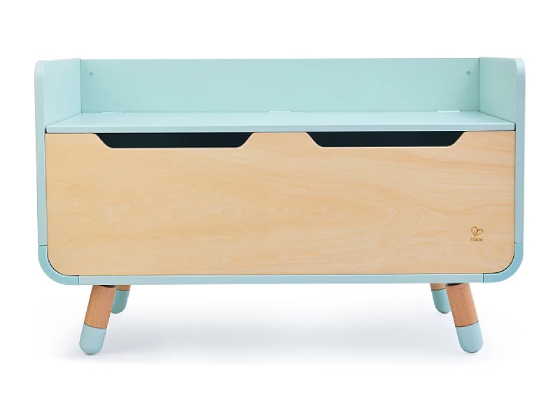 2-in-1 Spielzeugkiste/Bank aus Holz PLAY FURNITURE