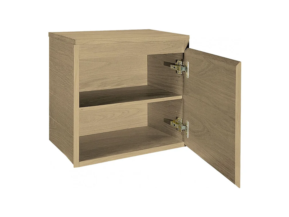 Armoirette salle de bains, chêne massif finition lasuré - BANO 1966