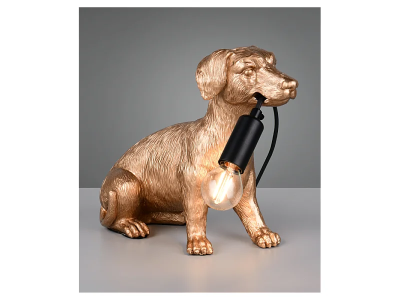 Lampe de table RUDI, Design chien assis