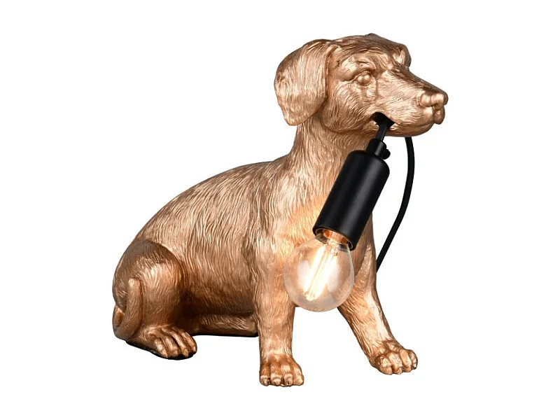 Lampe de table RUDI, Design chien assis