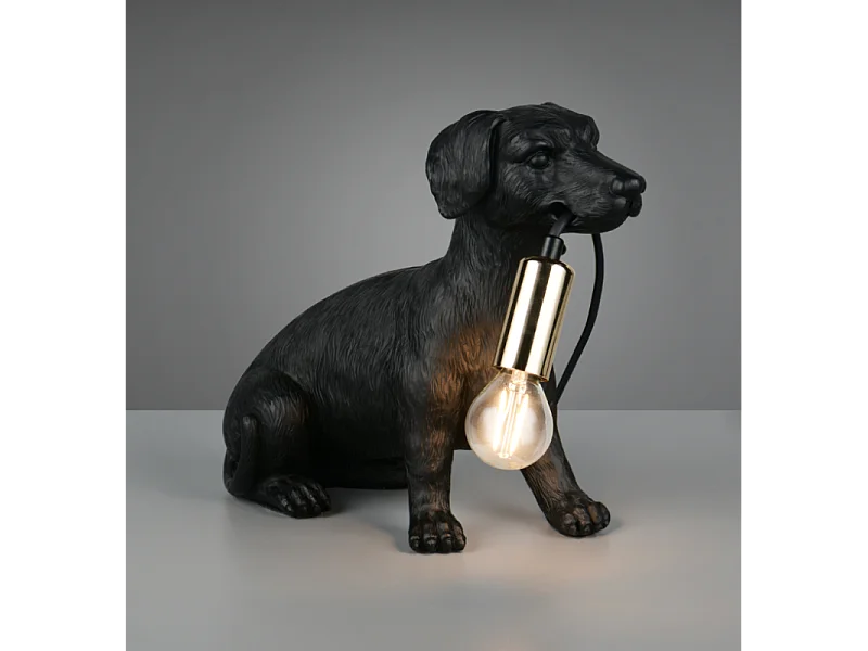 Lampe de table RUDI, Design chien assis