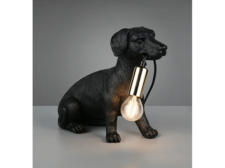 Lampe de table RUDI, Design chien assis