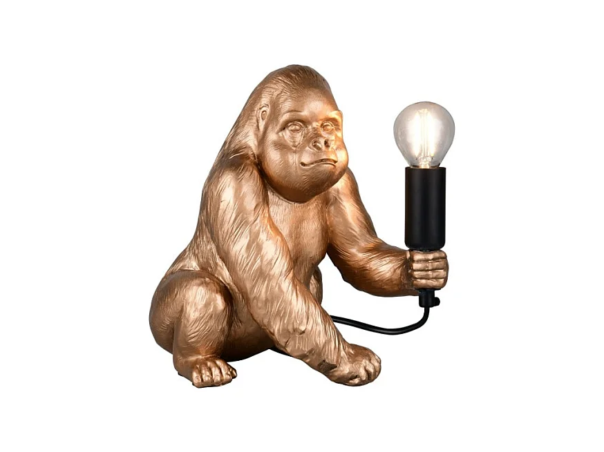 Lampe à poser KONG, gorille déco avec douille E14