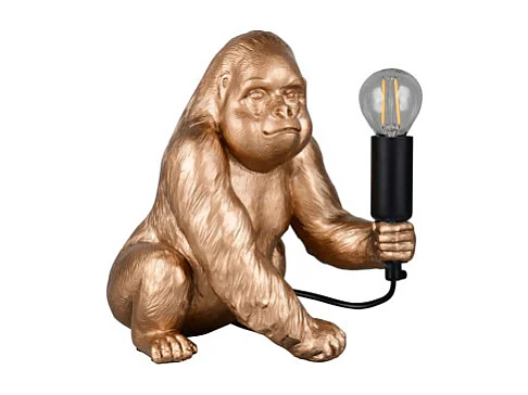 Lampe à poser KONG, gorille déco avec douille E14