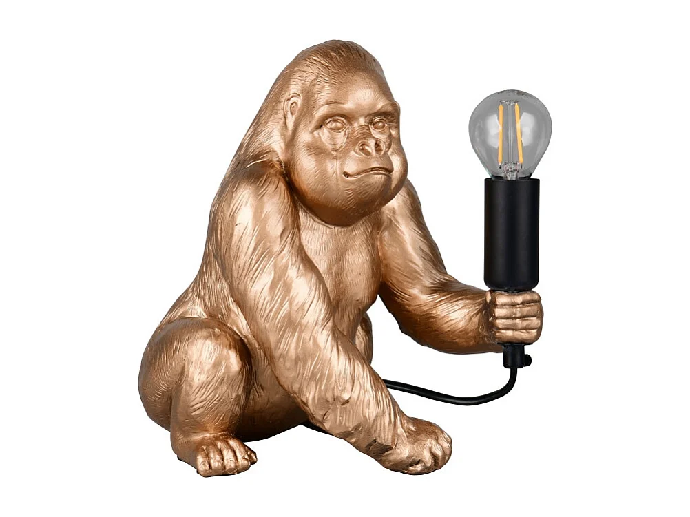 Lampe à poser KONG, gorille déco avec douille E14