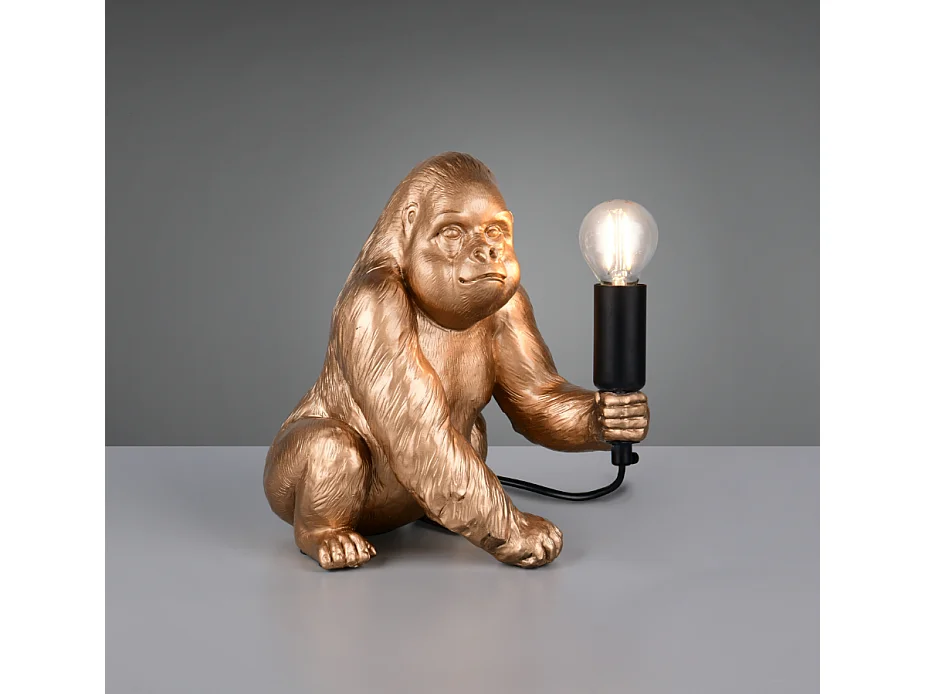 Lampe à poser KONG, gorille déco avec douille E14