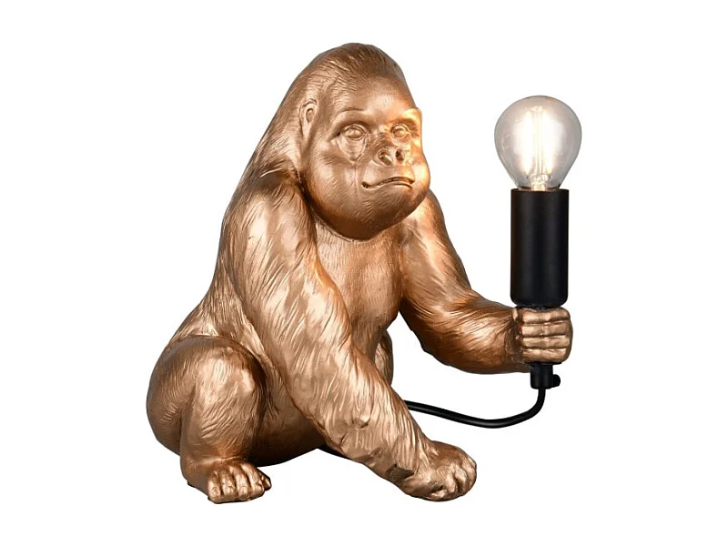 Lampe à poser KONG, gorille déco avec douille E14