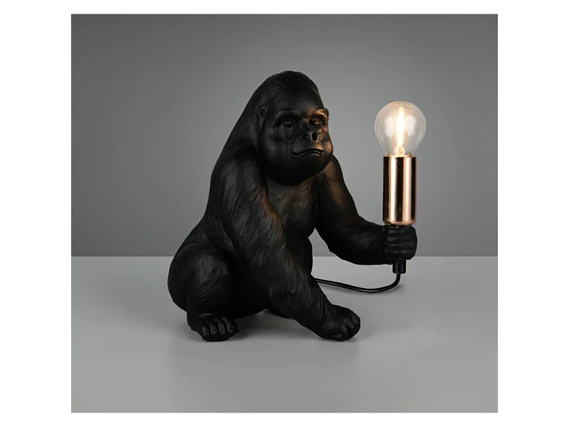 Lampe à poser KONG, gorille déco avec douille E14