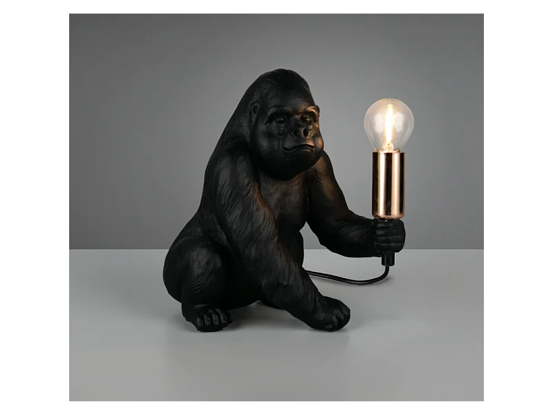 Lampe à poser KONG, gorille déco avec douille E14