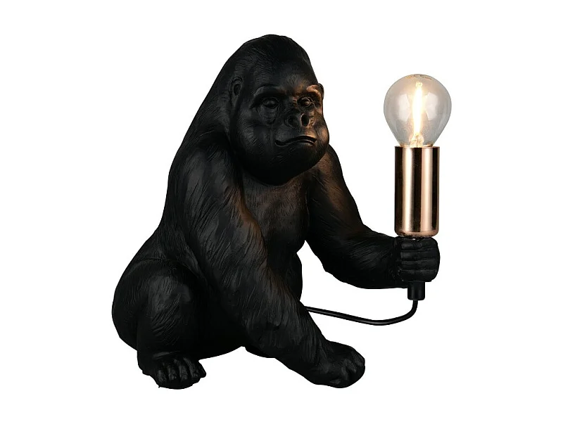 Lampe à poser KONG, gorille déco avec douille E14