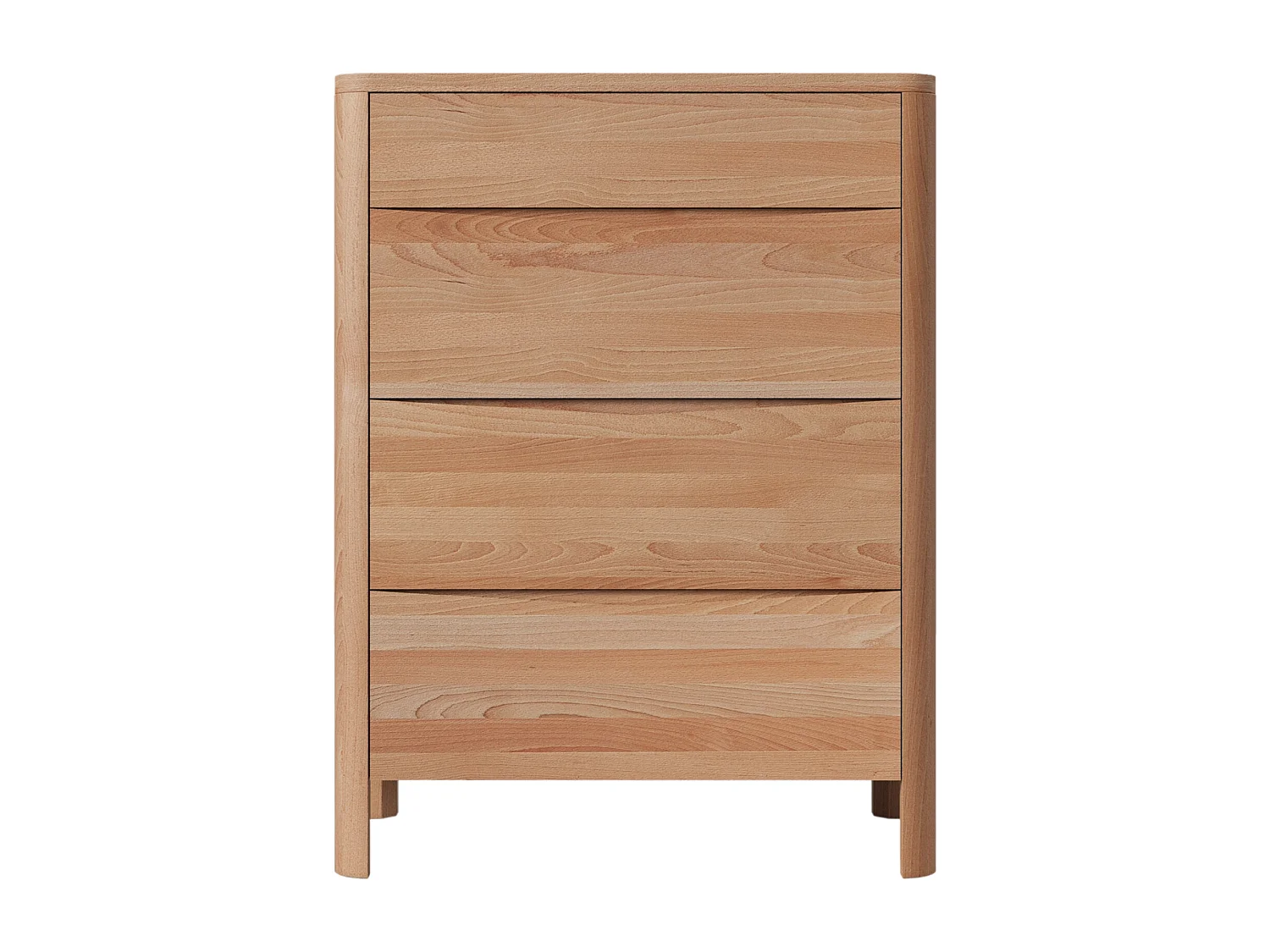 Holzkommode Modena low 80, naturfarben