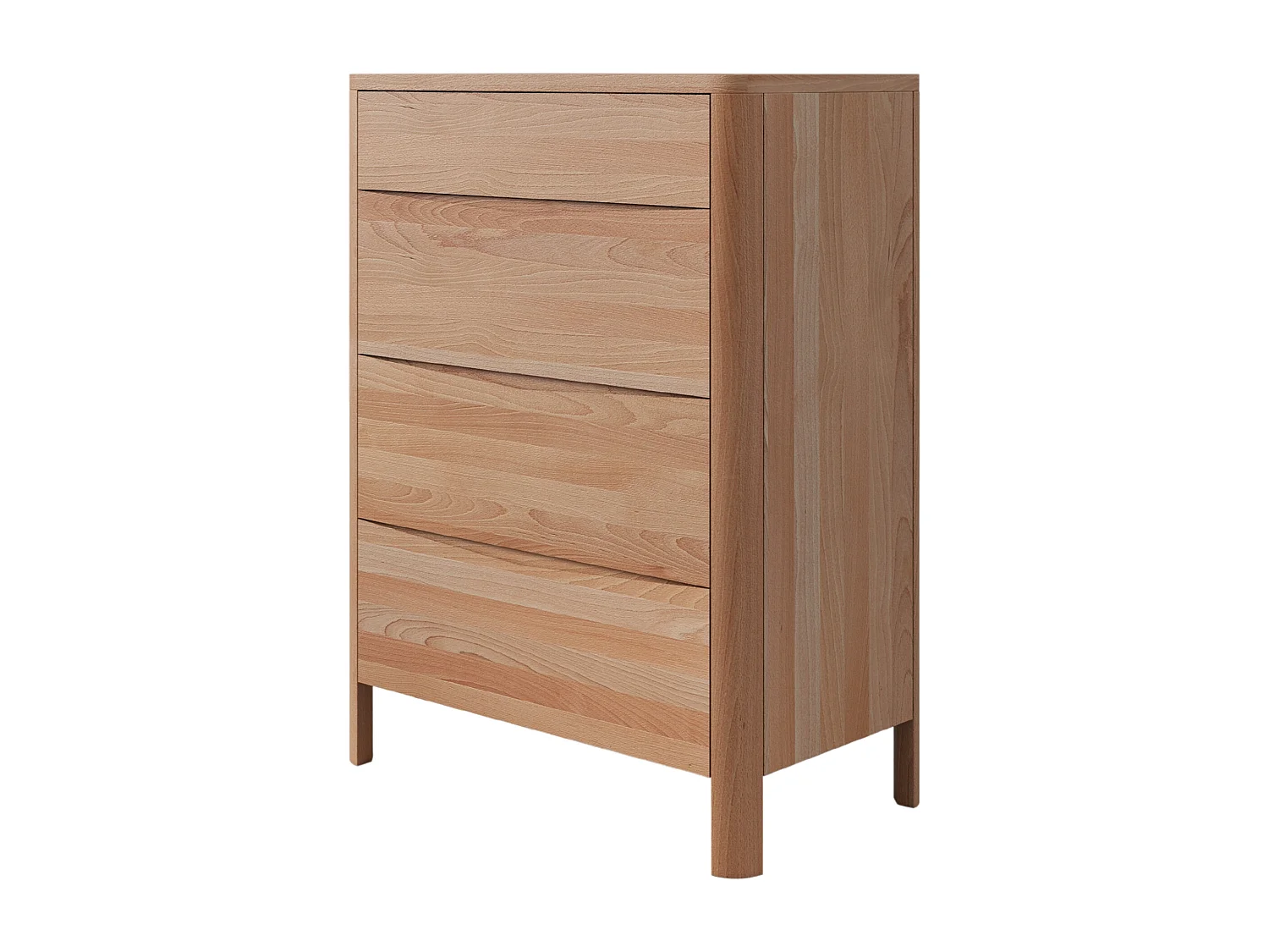 Holzkommode Modena low 80, naturfarben