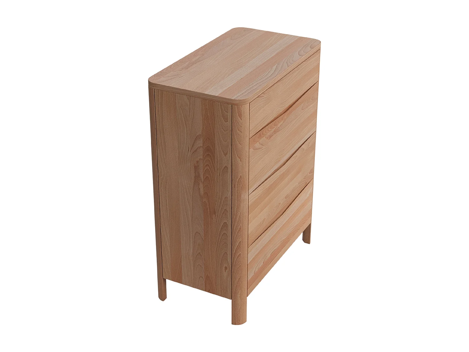 Holzkommode Modena low 80, naturfarben