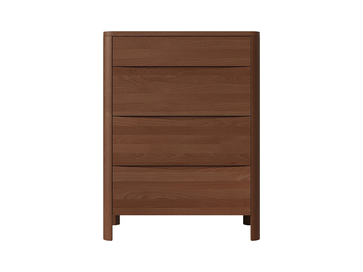 Commode en bois de hêtre Visby MODENA 80 / coloris noyer