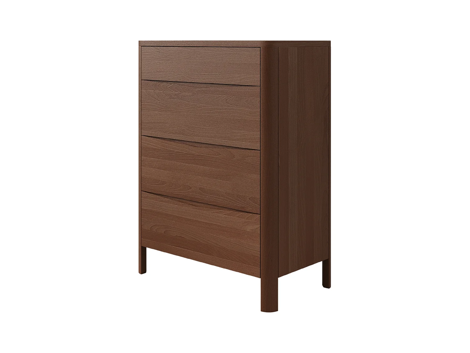 Commode en bois de hêtre Visby MODENA 80 / coloris noyer