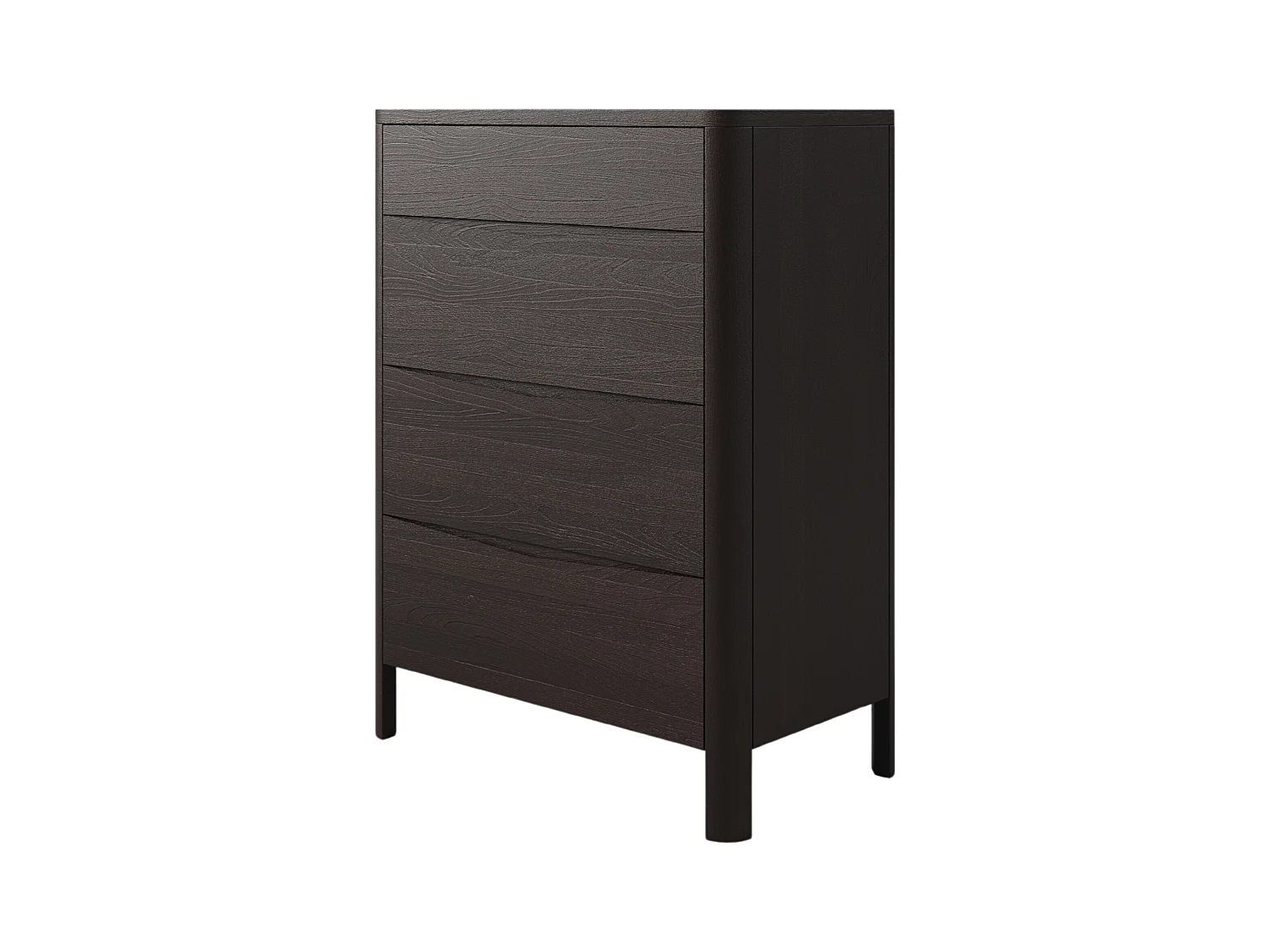 Commode en bois de hêtre Visby MODENA 80 / coloris palissandre