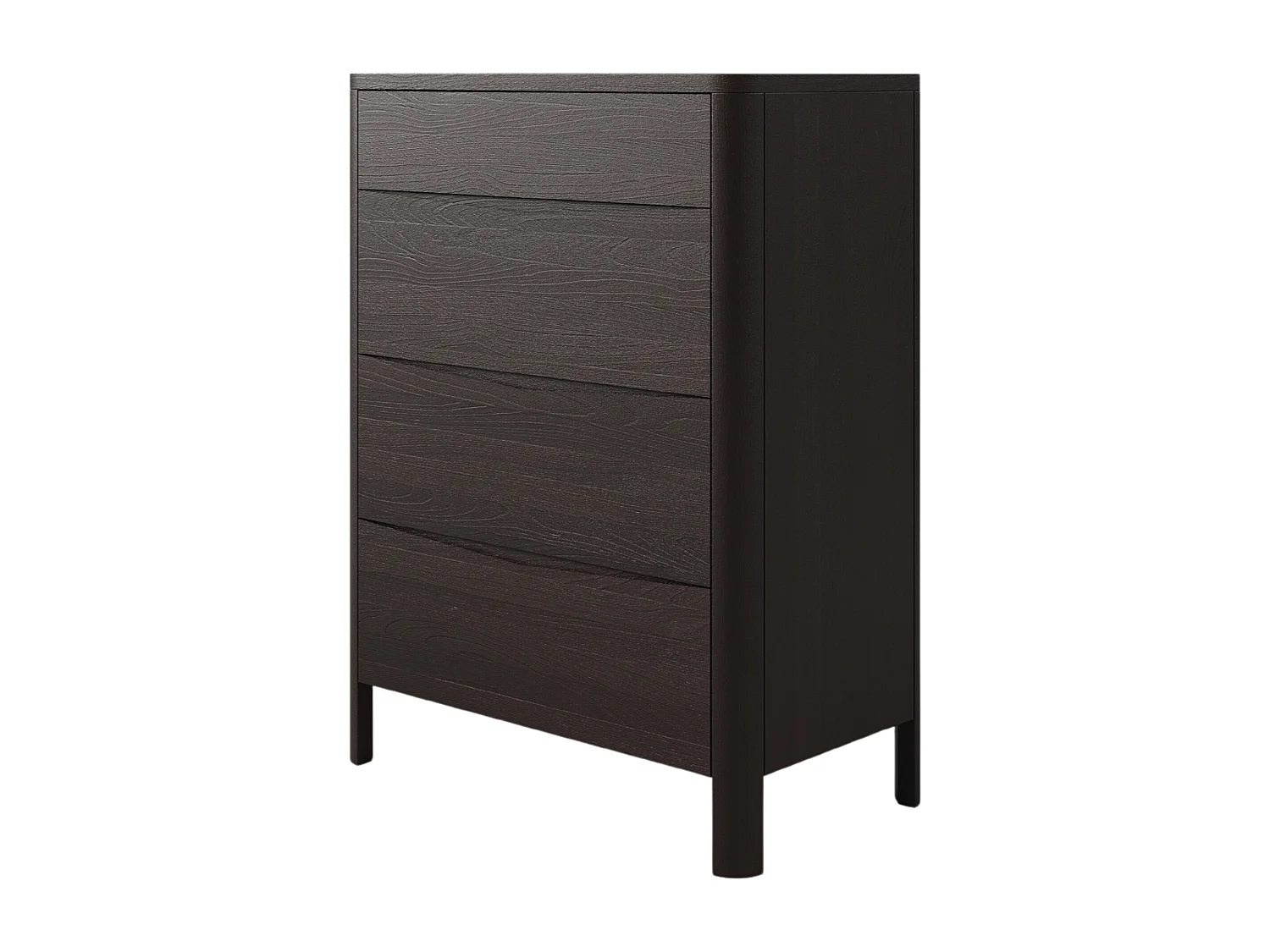 Holzkommode Modena low 80, palisanderfarbe