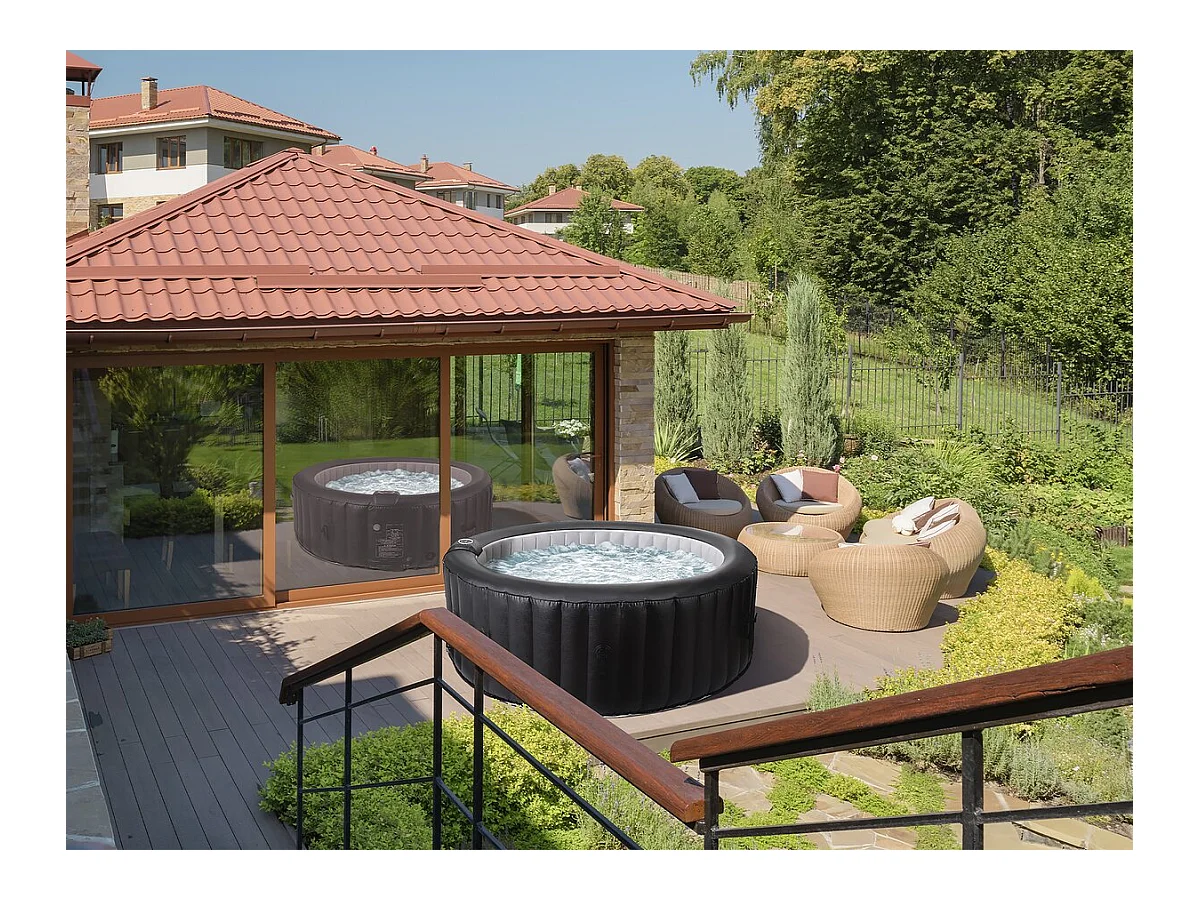 Spa gonflable en PVC  "Sardaigna" - 4 places - Noir