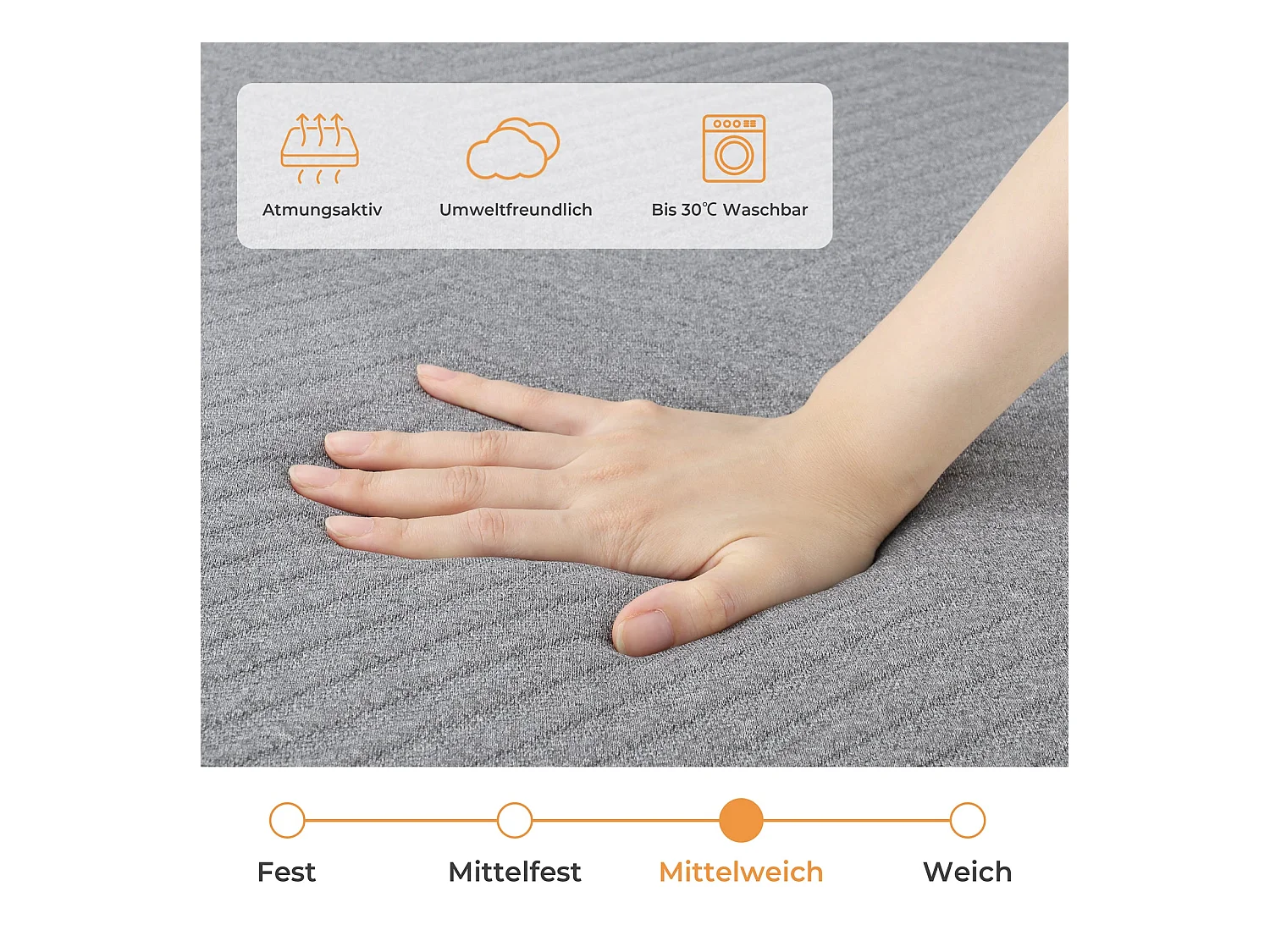 Materasso pieghevole 120x190x15cm in memory foam gel, rivestimento Oeko-TEX con borsa per il trasporto, letto extra per 1 persona, perfetto per gli ospiti