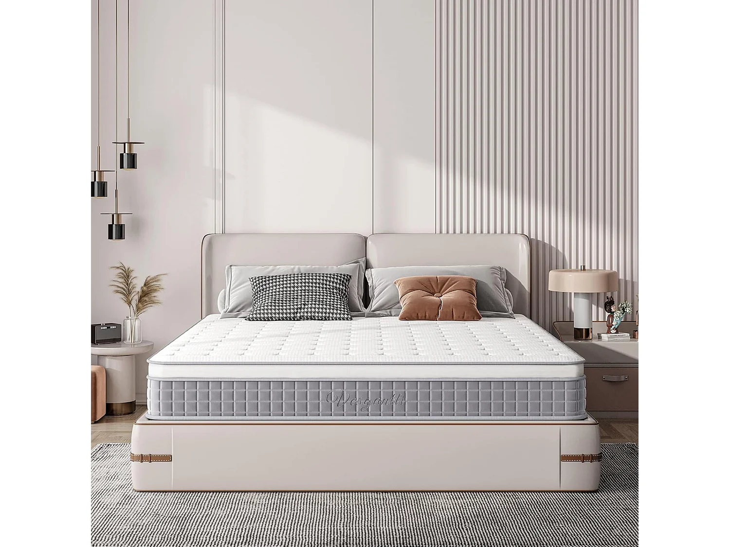 Boxtop matras 160x200cm, dikte 25cm, Nova Fashion Hybrid, pocketveren en traagschuim, 7-zone comfort, CertiPUR-US gecertificeerd