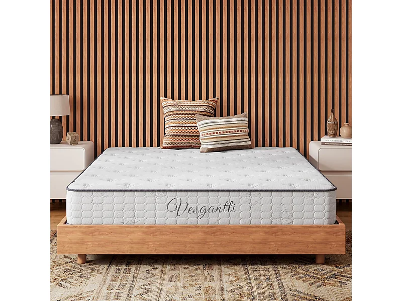 Materasso Tight Top 100x200cm Spessore 24cm Nova Rêve Molle insacchettate + Memory Foam Letto per adulti/bambini Arrotolato Compresso Certificato Oeko-TEX