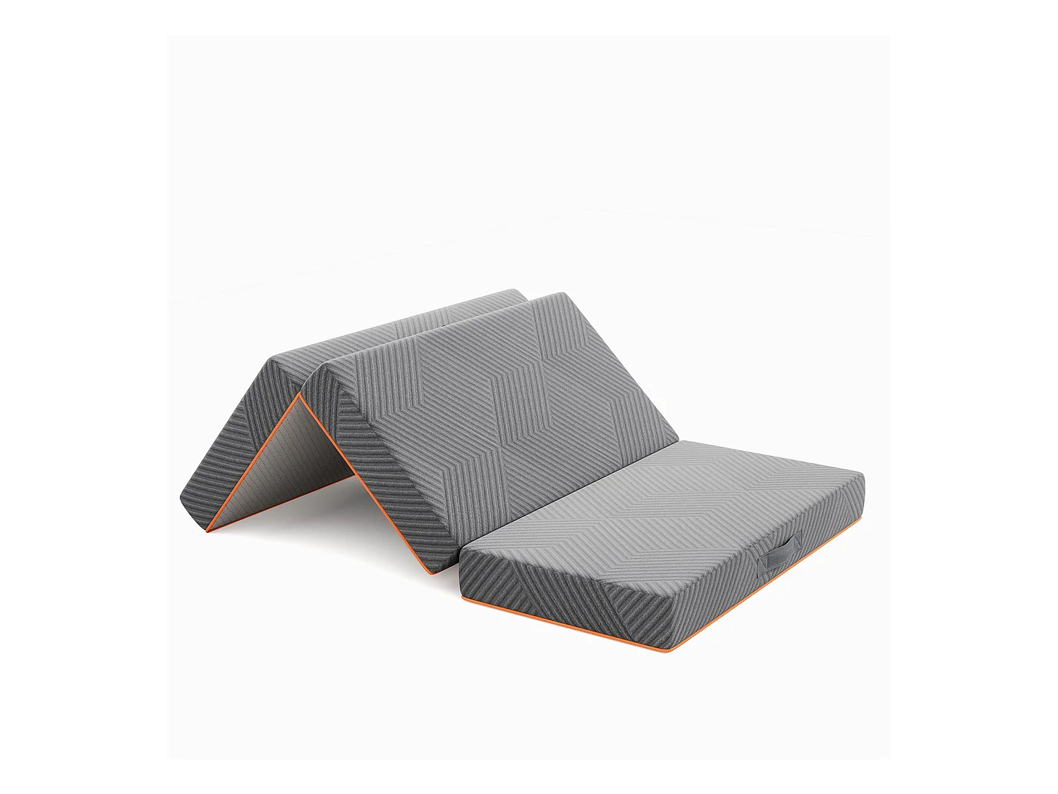 Matelas Pliable 100x200x15cm Mousse Mémoire Gel Housse Oeko-TEX avec Sac de Transport Lit d'Appoint 1 Personne Parfait pour Invités