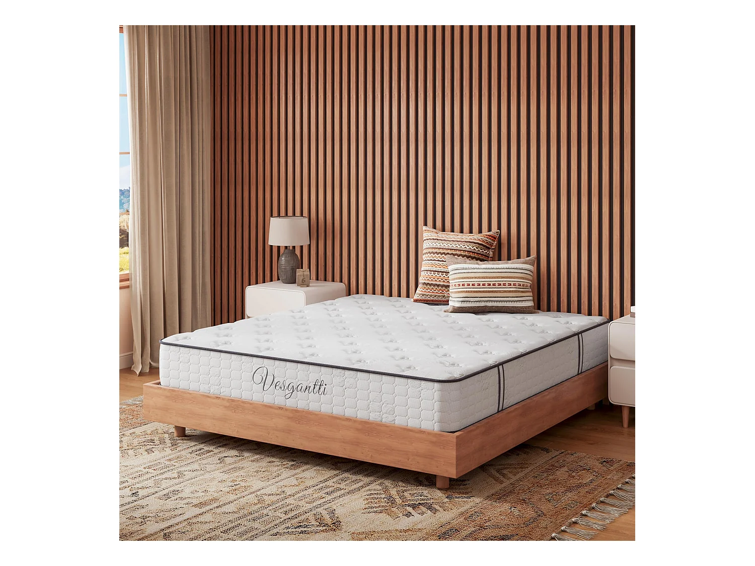 Tight Top Matras 120x190cm Dikte 24cm Nova Rêve Pocketveren + Memory Foam Volwassen/Kinderbed Opgerold Gecomprimeerd Oeko-TEX Gecertificeerd