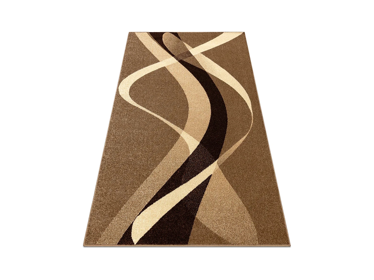 Teppich KARMEL BROWN Nuss 240x340 cm